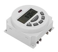 Headerbs Minuterie Numérique CN101A Minuterie LCD économe en énergie 1 Minute à 168 Heures Électron de -ordinateur Congénère, Alimentation AC/DC 12 V 16 A pour la Famille et l'usine, Panneau