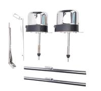 Headerbs Moteur D'essuie-glace pour Voitures S6558, Balayage à 110 °, Arrêt Automatique, Bras de 8 Pouces, Lames de 10 Pouces pour Voitures Anciennes, Bateaux, ATV