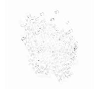 Headerbs Perles Acryliques, Perles Décoratives Transparentes pour Projets d'art Bricolage, pour les Mariages et les Fêtes d'anniversaire, 1000pcs dans un Sac (Transparent)