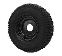 Headerbs Pneus sans Chambre à Air avec Jantes Noires 13x5.00-6 6 Pouces, Pneus sous Vide, Antichocs, Antidérapants, en Caoutchouc, Utilisés pour Chariot de Kart et ATV