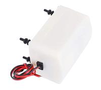 Headerbs Pompe à Air Mini Gonfleur électrique Compact 4 W Pompe à Air Portable 6 à 8 L par Min 15 à 25 KPa en Plastique Technique pour Matelas Jouets Camping Voyage Usage Domestique (AC220V)