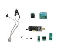 Headerbs Programmateur USB, Adaptateur 1,8V, Pince de Test SOP8, Série 24 | Module d\'écriture de mémoire Flash CH341A, lecture, effacement, réparation de sauvegarde, cartes mères TV, routeurs