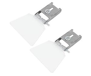 Headerbs Protège-lame de Touret à Meuler, 2 Pièces, Support en Acier 304 | Support en Acier Inoxydable, Protecteur de Meule Abrasive, Usage en Atelier, Compatible avec les Modèles 125, 150, 200, 250