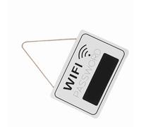 Headerbs Tableau Ardoise Mot de Passe WiFi en Bois Style Rétro Accroche