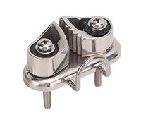 Headerbs Taquet à Came de Bateau en Acier Inoxydable 316 Poli Miroir pour | Taquet à Came de qualité Marine avec Entrée évasée, Conception à Dents Progressives, Résistant à la Rouille pour Voilier ou
