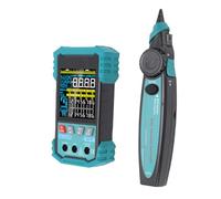 Headerbs Testeur de Câble Réseau avec PoE, NCV et Mesure de Longueur 400m | Testeur Multifonction pour Câbles CAT5/CAT6, Tension DC/AC jusqu'à 1000V, Flash de Port, Rechargeable