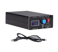 Headerbs Tuner D'antenne Boîtier en Alliage D'aluminium avec écran OLED, Tuner HF Automatique pour Radio Amateur, Opération Portable sur Le Terrain