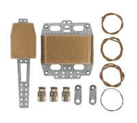 Headgear Lot de pochettes pour batterie avec cordon élastique et bouchon à ressort pour amateurs d'activités de plein air