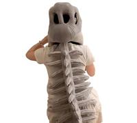Headgear Skull Halloween Dinosaur, Carnival Dinosaur Bone Headpiece, 45.67x6.69x7.87 pouces PP Costume Costume Accessoire, Cosplay Masquerade Party Decor for Ken Men Women Women Performance sur scène,
