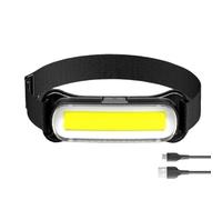Headlamp Flashlight - Rechargeable Head Torch, Waterproof Running Lantern, Ultra Bright Cob Illumination Device, Motion Sensor Lighting Equipment | Outdoor Camping Visibility Accessory, Adjustable