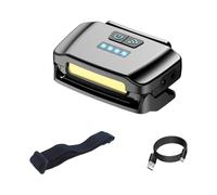 Headlamp Rechargeable 3 Levels - Bright Lightweight Sensor LED, Adjustable Light Forehead Head, Lights Hiking Outdoor Fishing Work | Hiking Outdoor Fishing Work Night Walking Tent Park Garden Home