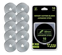 Headley Tools Outils Lame de Cutter Rotatif 60mm (Lot DE 10)