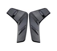 Headlight Eyebrow Trim Eyelids Frame Lot de 2 autocollants pour feu antibrouillard arrière, aileron de sourcil, lame de vent, compatible avec BYD Atto3 Yuan Plus 2022-2023