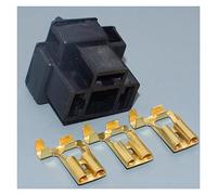 Headlight H4 3 broches 9003 Connecteur automobile Socket de voiture compatible avec Audi compatible avec VW (Color : 5sets)