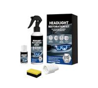 Headlight Restoration Kit Spray, Renovateur Phare Voiture, No Tools Needed, Restores Clarity in Minutes Headlight, Fast & Easy Headlight Cleaner & Restorer,Removes Yellowing & Oxidation,Gloss Finish