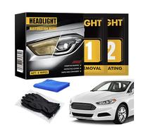 Headlight Restoration Wipes, Oxidation Removal Cleaning Pads, Protective Coating Sheets | Anti-Static Lamp Care Accessory, Automotive Polishing Wipe Set For Truck SUV RV Motorcycle Trailer Tractor