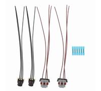Headlight Wiring Connector 224396007 Stable Transmission Turn Wiring Harness Plug Pigtail Replacement for Truck 2000 2014 ABS Construction Fix Dim Flickering Headlights