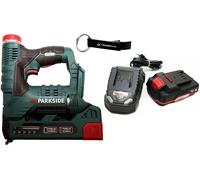 HEADNMORE® Bundle - 1 x PARKSIDE® 20V agrafeuse sans fil PAT 20 + 1 x HEADNMORE® porte-clés avec 1x 2Ah batterie incluse
