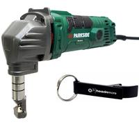 HEADNMORE® Bundle - 1x PARKSIDE® Grignoteuse / Grignoteuse / Grignoteuse de tôle PMK 550 C2, 550 W + 1x HEADNMORE® Porte-clés