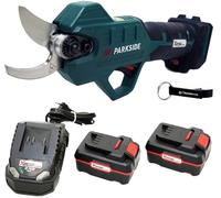 HEADNMORE® Bundle - Parkside® Ciseaux à branche sans fil 20 V PAAS 20 + porte-clés HEADNMORE® (batterie 2 x 4 Ah)