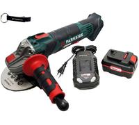 HEADNMORE® Bundle - PARKSIDE® Meuleuse d'angle sans fil 20V PWSA 20 en coffret de transport + porte-clés HEADNMORE® (incl. 1x batterie 4Ah)