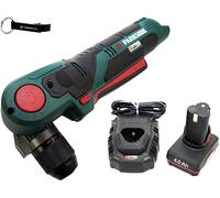 HEADNMORE® Bundle - PARKSIDE® Perceuse-visseuse d'angle sans fil 12V PWBSA 12 + porte-clés HEADNMORE® (batterie 1x4Ah incluse)