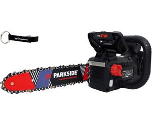 HEADNMORE® Bundle - Parkside Performance® 40 V tronçonneuse sans fil PPAKS 40 + porte-clés