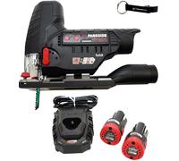 HEADNMORE® Bundle - PARKSIDE PERFORMANCE® Scie sauteuse sans fil 12V PPSTKA 12 + porte-clés HEADNMORE® (batterie 2x2Ah incluse)