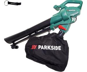 HEADNMORE Bundle - Parkside PLS 2600 B2 Aspirateur souffleur à feuilles électrique avec porte-clés