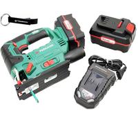 HEADNMORE® Bundle - Parkside® Scie sauteuse pendulaire PSTDA 20 sans fil 20 V + porte-clés HEADNMORE® (batterie 2 x 4 Ah)
