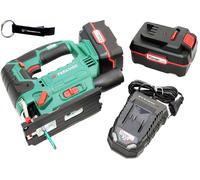 HEADNMORE® Bundle - PARKSIDE® Scie sauteuse pendulaire sans fil 20V PSTDA 20 + porte-clés HEADNMORE® (batterie 2x4Ah incluse)