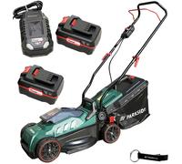 HEADNMORE® Bundle - PARKSIDE® Tondeuse à gazon sans fil 20V PRMA 20 + porte-clés HEADNMORE® (batterie 2x4Ah incluse)