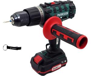HEADNMORE Bundle PSBSA 20-Li Perceuse-visseuse à percussion sans fil 20 V 3 en 1 avec batterie 2 Ah + porte-clés