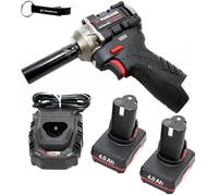 HEADNMORE® Pack - PARKSIDE PERFORMANCE® 12V ½ Perforateur à percussion sans fil PPDSSA 12 + Porte-clés (2x4Ah Batterie)