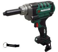 HEADNMORE® Pack - Perceuse à rivets sans fil PARKSIDE® 20V PBNSG 20 (sans batterie) + Porte-clés HEADNMORE®