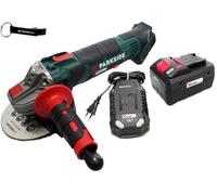 HEADNMORE® Parkside® Meuleuse d'angle sans fil 20 V PWSA 20 V dans mallette de transport + porte-clés HEADNMORE® (1 batterie 8 Ah)