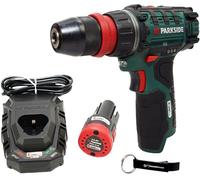 HEADNMORE® Parkside® Perceuse-visseuse sans fil 12 V PBSA 12 (avec batterie 2 Ah) + porte-clés