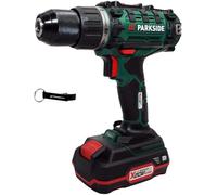 HEADNMORE® Parkside® Perceuse-visseuse sans fil 20 V PABS 20-Li I9 (avec batterie) + porte-clés