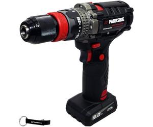 HEADNMORE Parkside Performance PPBSSA 12 Perceuse-visseuse sans fil 12 V avec batterie 5 Ah / chargeur 6 A + porte-clés