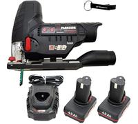 HEADNMORE Parkside Performance® Scie sauteuse sans fil PPSTKA 12 12 V + porte-clés HEADNMORE® (batterie 2 x 4 Ah)