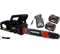 HEADNMORE® Parkside Performance Tronçonneuse sans fil 40 V PPKSA 40-Li B2 (avec 2 batteries 4 Ah) + porte-clés