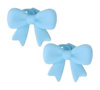 Headphone Accessories Cute, 3D Silicone Bow, 2.36in 2 Pieces Headset Attachment, Decorative Earbud Charm for Women Party Streaming Studying Work Travel Commuting School Home Office Use