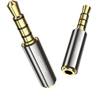 Headphone Adapter,2.5mm Male To 3.5mm Female Adapter,3.5mm To 2.5 Mm Adapter,Headphone Jack Adapter Compatible With Audio Cable,Desktop,Laptop,Tablet 2pack