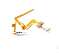 Headphone Audio Jack Hold Switch Flex Replacement Compatible with iPod Classic 6th 7th 80gb 120gb 160gb (White)