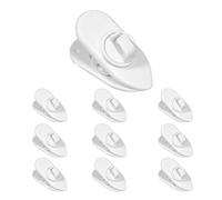 Headphone Cable Clips - Earphone Wire Holder, Rotating Cord Fastener, Portable Audio Cable Organizer Attachment, Secure Garment Mount Locking Accessory | Universal Headset Management Solution