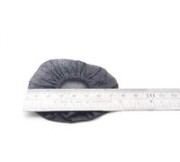 Headphone Covers Stretchy 3" Disposable Hygienic Earcovers Medium Size Ear Covers 100pcs (Black)