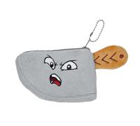 Headphone Storage Bag Creative Kitchen Chopper Coin Poches Plush Coin Purse Earphone Pochettes Small Keychain Purse Plush Change with Zippers Headphone Storage Bag Kitchen Chopper, Agressif, Beauté de