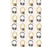 Headphones On, Let the Creativity Flow: Stylish music or game notebook, Journal for daily writing, Cool lined diary for notes, lyrics or ideas