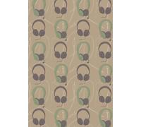 Headphones On, Let the Creativity Flow: Stylish music or game notebook, Journal for daily writing, Cool lined diary for notes, lyrics or ideas