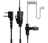 HeadphonesG-Shape PTT Headset2 Pin for RadiosCompatible with Midland G7 Pro G8 G9 Pro M24 Plus M48 M99 G6 XT G7 XTR Alan HP450 (TB08C01,1)